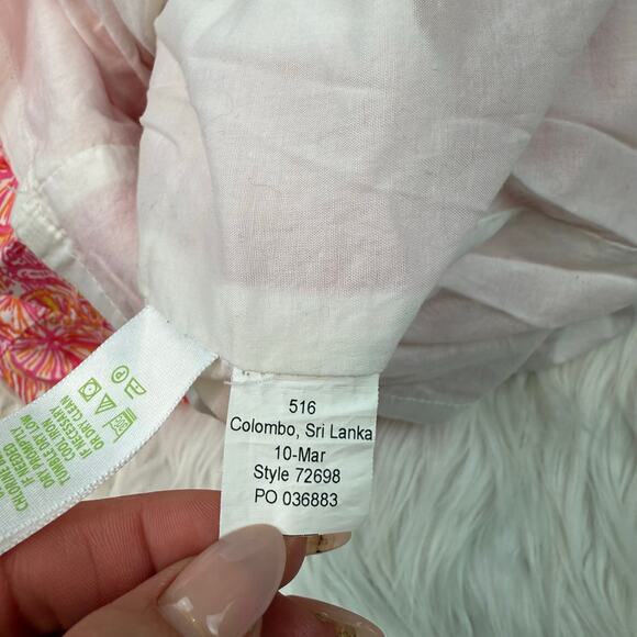 Lilly Pulitzer Women's Skirt Ten Speed Bicycle Print Skirt Size 8 Pink Resort - Picture 7 of 16